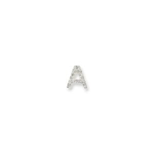 Colar de Letras Cravejadas no Fio de Nylon - A