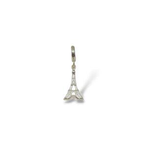 Berloque Torre Paris em Prata 925