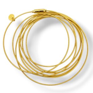 Pulseira Corda de Violão Lisa Fecho Imã - 1.5m
