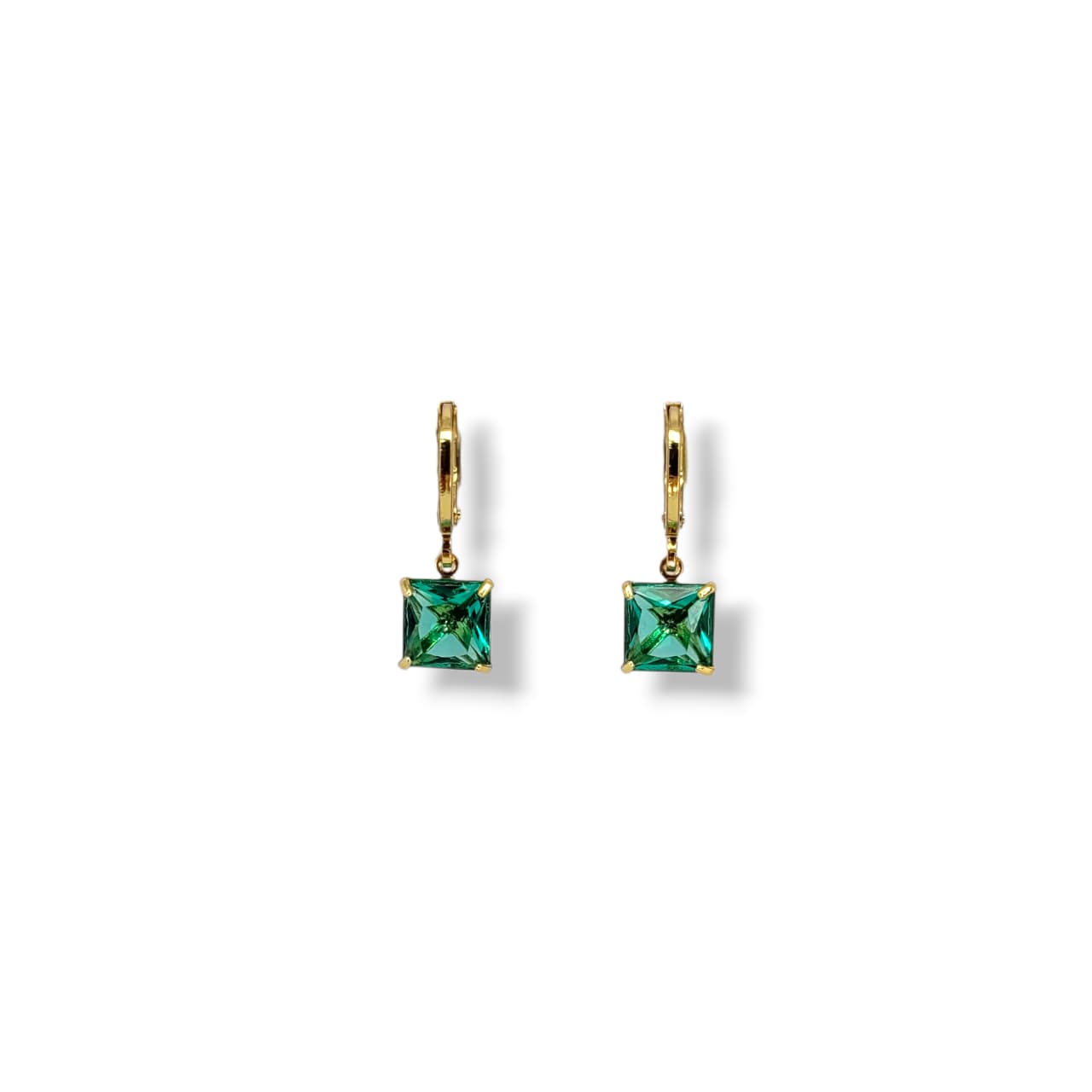 Argola Articulada Quadrado Turmalina 8 mm M