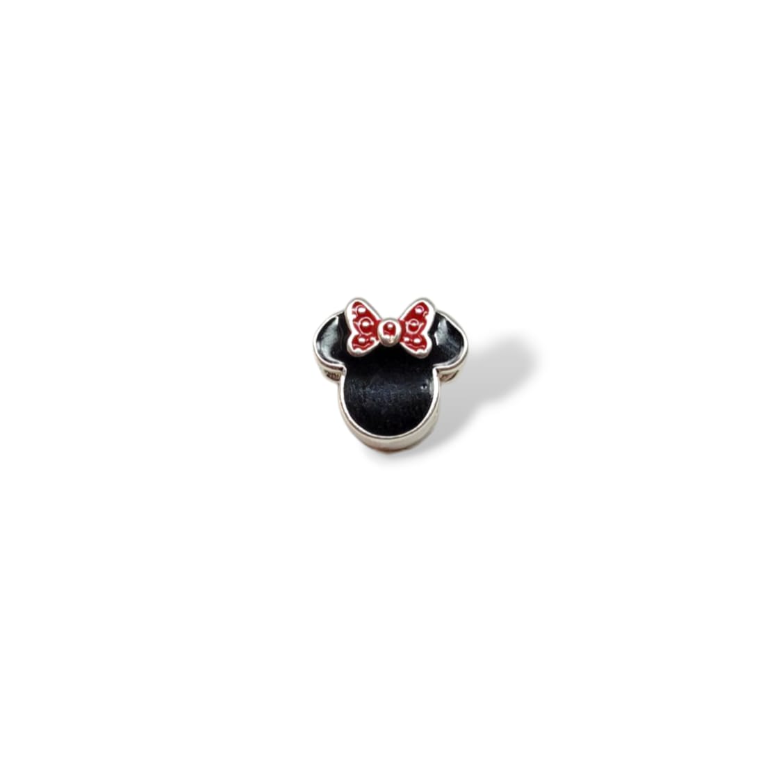 Berloque Separador Minnie em Prata 925