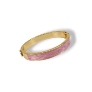 Bracelete Resinado Rosa