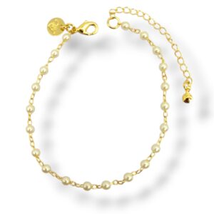 Pulseira pérolinhas delicadas