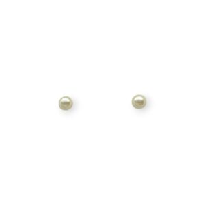 Brinco perola achatada P 0,6 mm