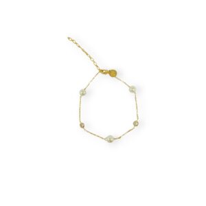 Pulseira Pérolas com ponto de Luz