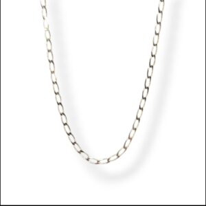Corrente Masculina Elo Oval 70 cm em Prata 925