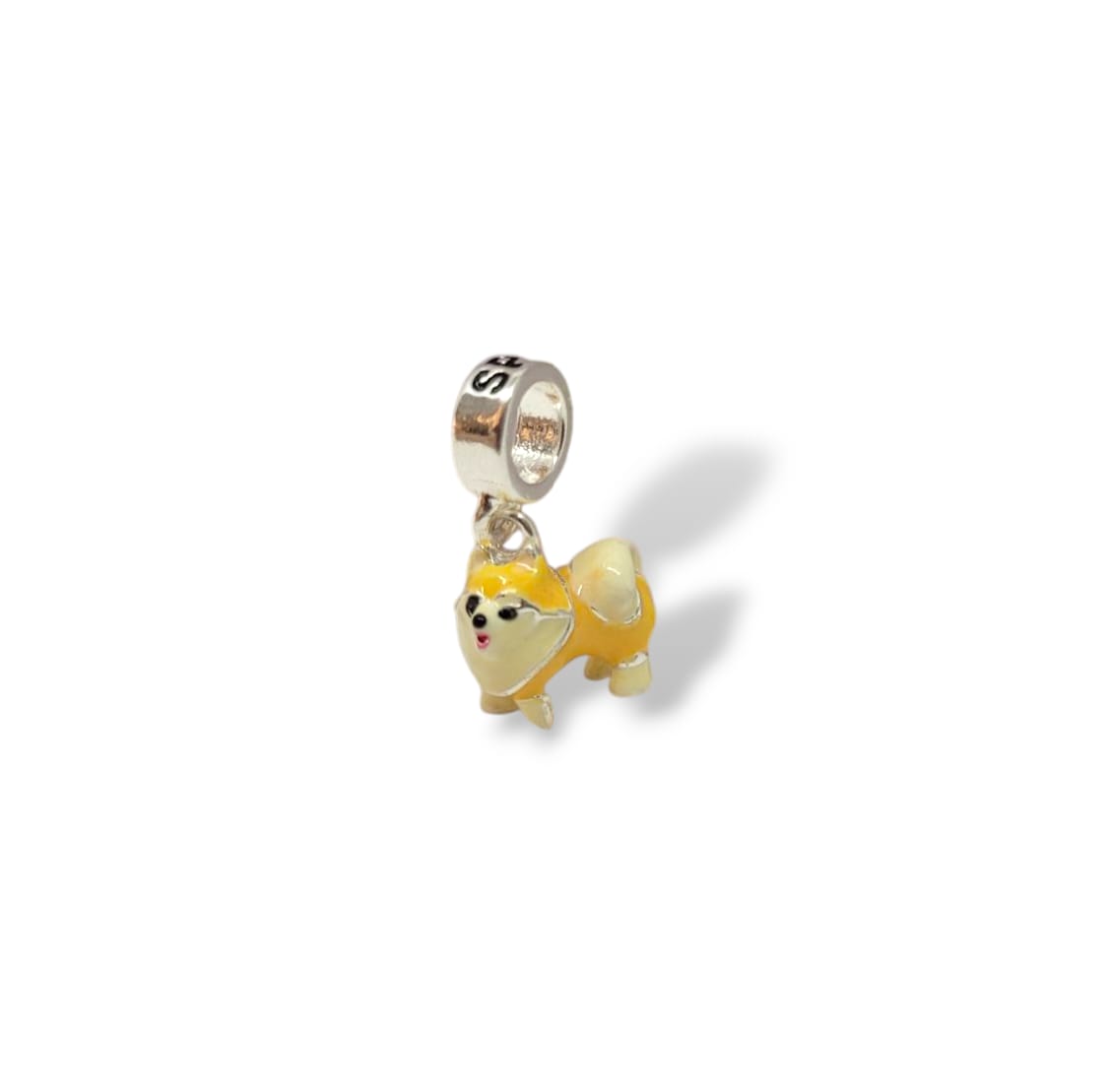 Berloque cachorro Spitz em Prata 925