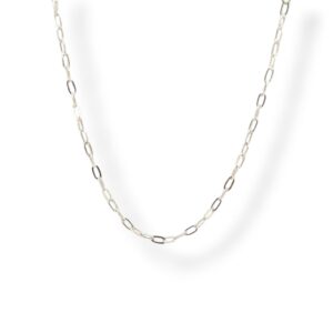 Corrente Masculina Elo Cartier 65 cm em Prata 925