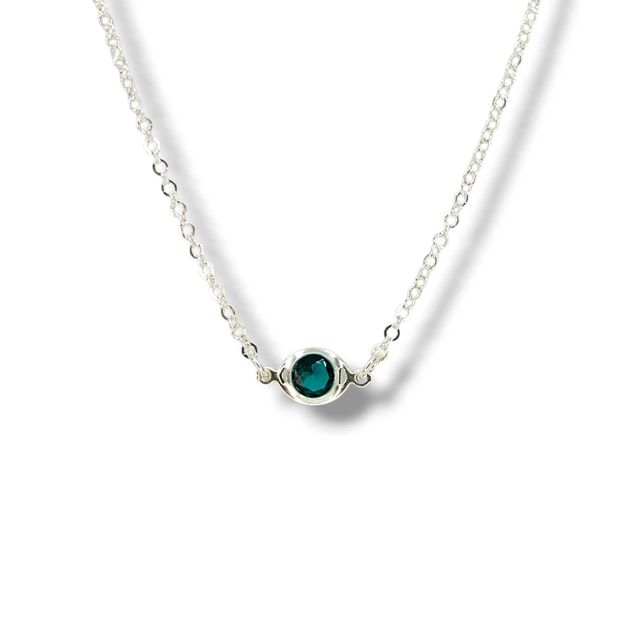 Choker Ponto De Luz Colorido Em Prata 925