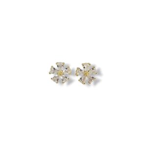Brinco Flor Cristal M
