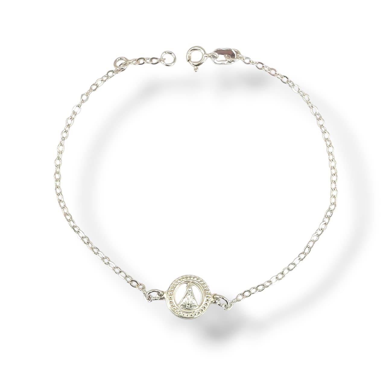 Pulseira Nossa Senhora única em Prata 925