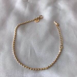 Pulseira Bolinhas Achatadas