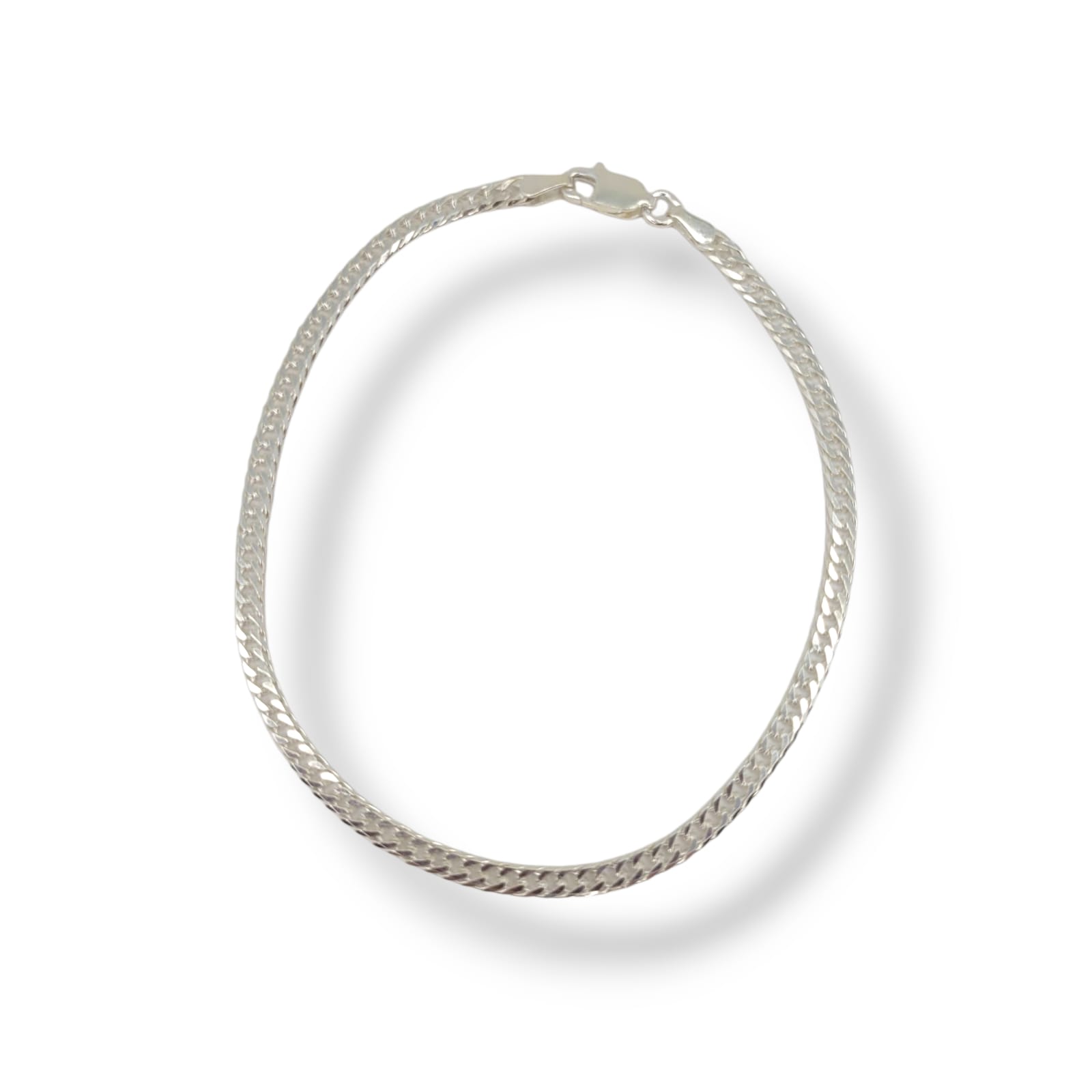 Pulseira Masculina Elo Grumet Em Prata 925