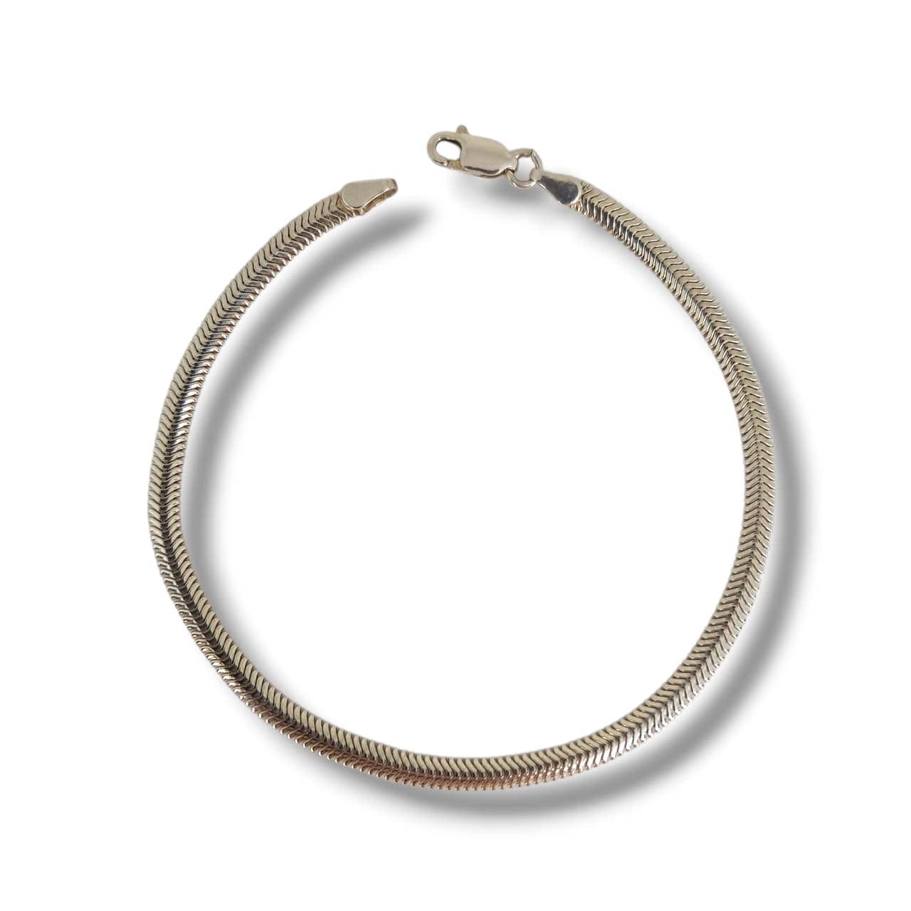 Pulseira Snake Em Prata 925